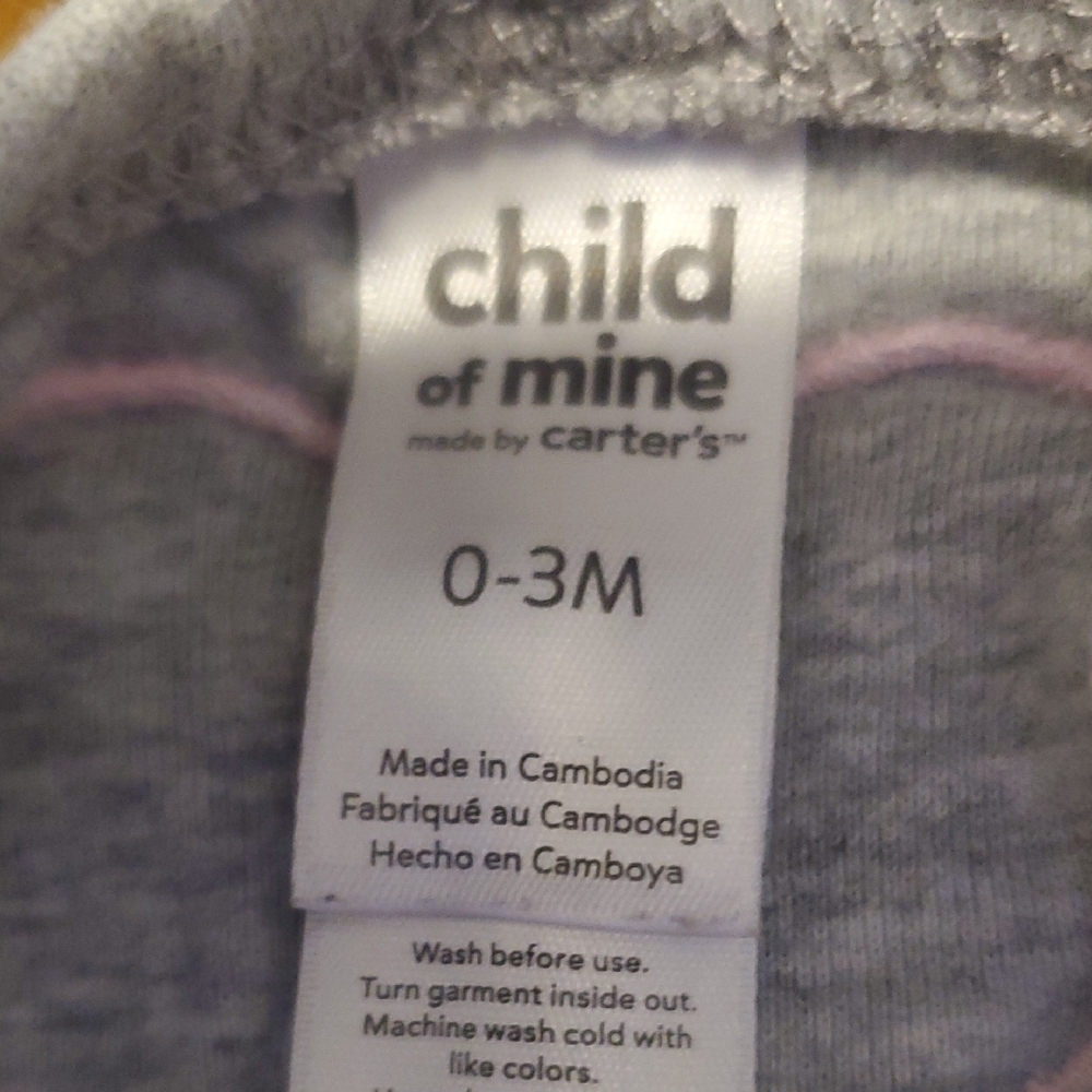🐻 Carter's Heather Gray Kids Pants - Picture 2 of 4